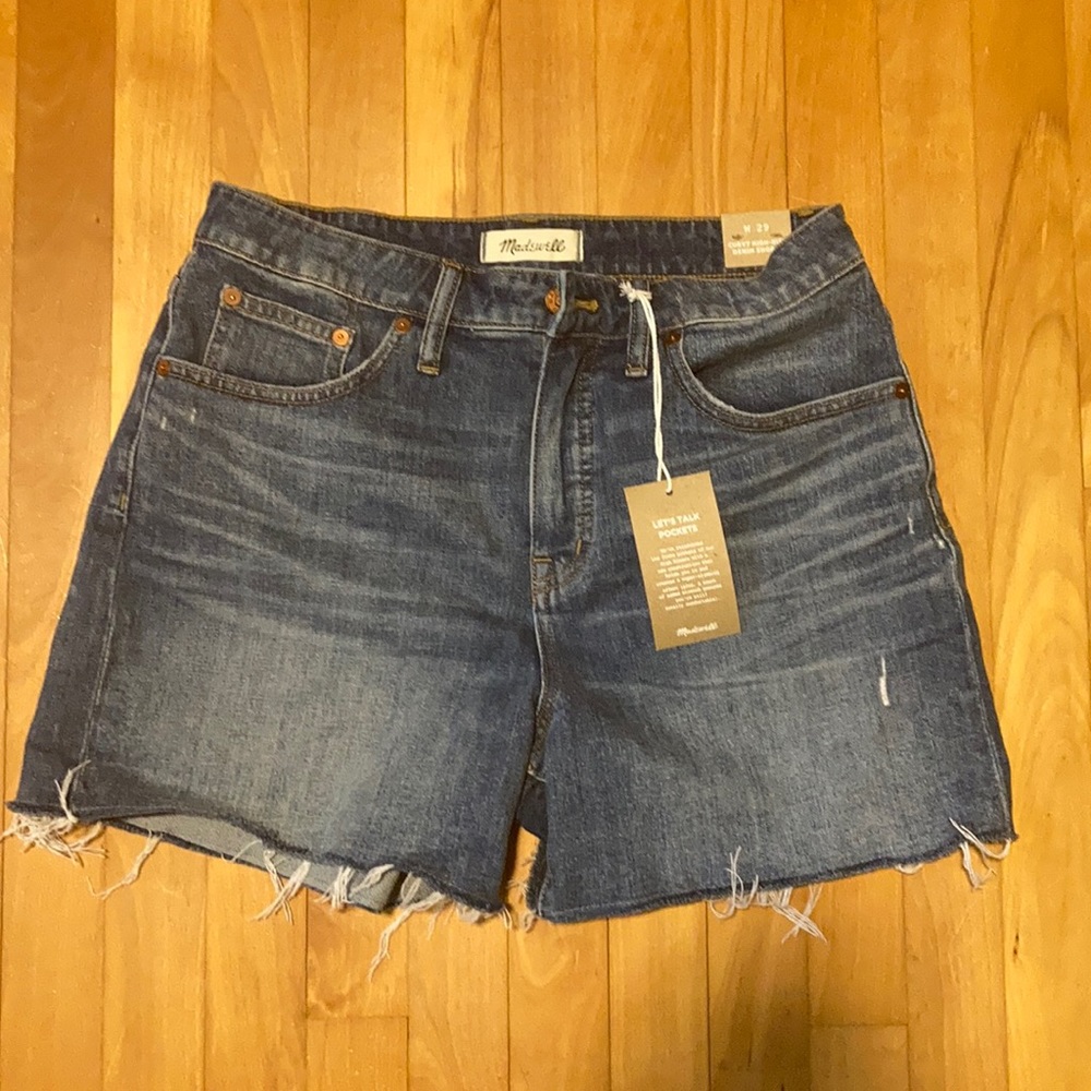 Madewell curvy high rise shorts